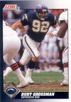 Burt Grossman San Diego Chargers 1991 Score NFL #551